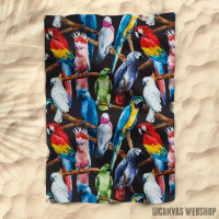 Peškir Parrot Pattern 04