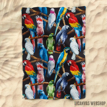Peškir Parrot Pattern 04 Peškir Parrot Pattern 04