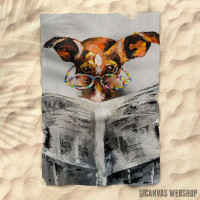 Peškir Pas čita novine