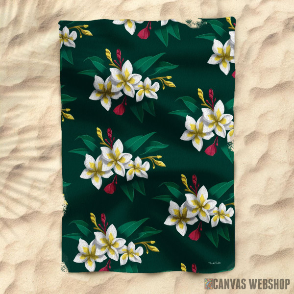 Peškir Pattern belog cveća