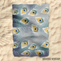 Peškir Peacock Bird tail feathers