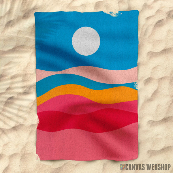 Peškir Pejzaž i Sunce u bojama