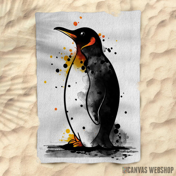Peškir Penguin watercolor