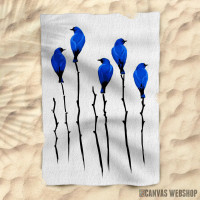 Peškir Pet plavih ptičica