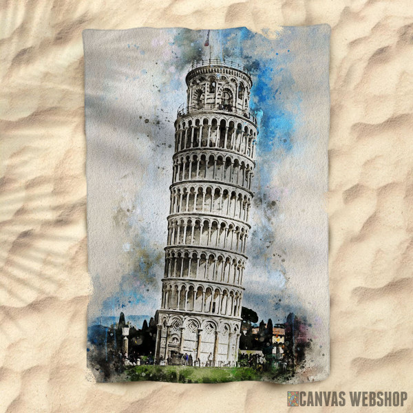Peškir Pisa in Watercolor Peškir Pisa in Watercolor