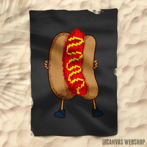 Peškir Pixel Hot Dog