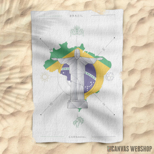 Peškir Polygon Cristo Redentor Brazil Peškir Polygon Cristo Redentor Brazil
