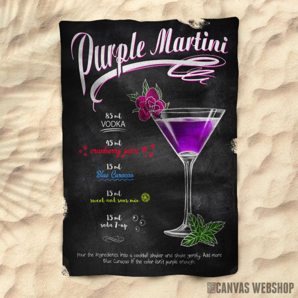 Peškir Purple Martini Peškir Purple Martini