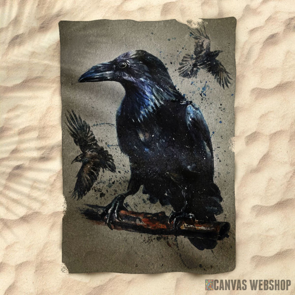 Peškir Raven background