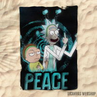 Peškir Rick and Morty peace