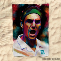 Peškir Roger Federer painting