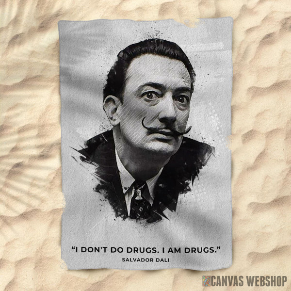 Peškir Salvador Dali quote