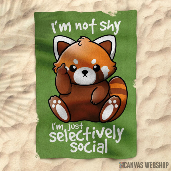 Peškir Shy red panda Peškir Shy red panda