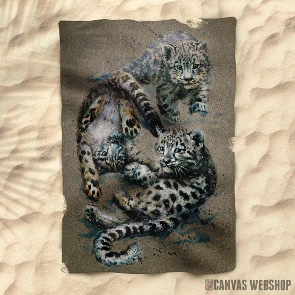 Peškir Snow leopards kids