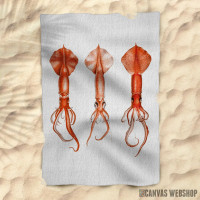 Peškir Squids Watercolor Peškir Squids Watercolor