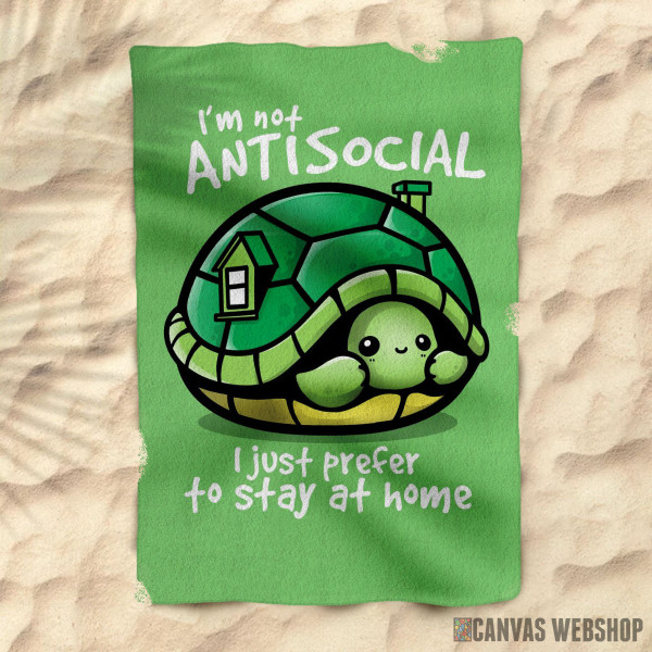 Peškir Stay at home turtle