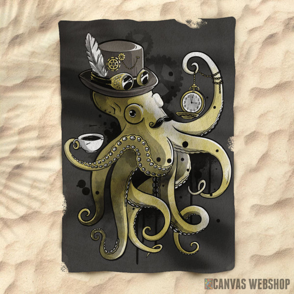 Peškir Steampunk octopus