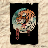 Peškir Tiger Ukiyoe Peškir Tiger Ukiyoe