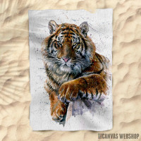Peškir Tiger watercolor 2 Peškir Tiger watercolor 2