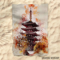 Peškir Tokyp in Watercolor Peškir Tokyp in Watercolor