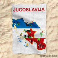 Peškir Turistička mapa Jugoslavije