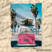 Peškir Van Life In Pink