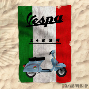 Peškir Vespa Italija zastava