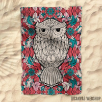 Peškir Vintage owl