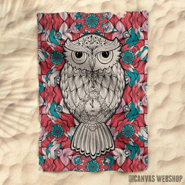 Peškir Vintage owl