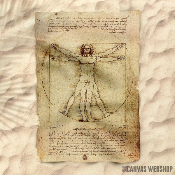 Peškir Vitruvijev čovek, Leonardo da Vinči Peškir Vitruvijev čovek, Leonardo da Vinči