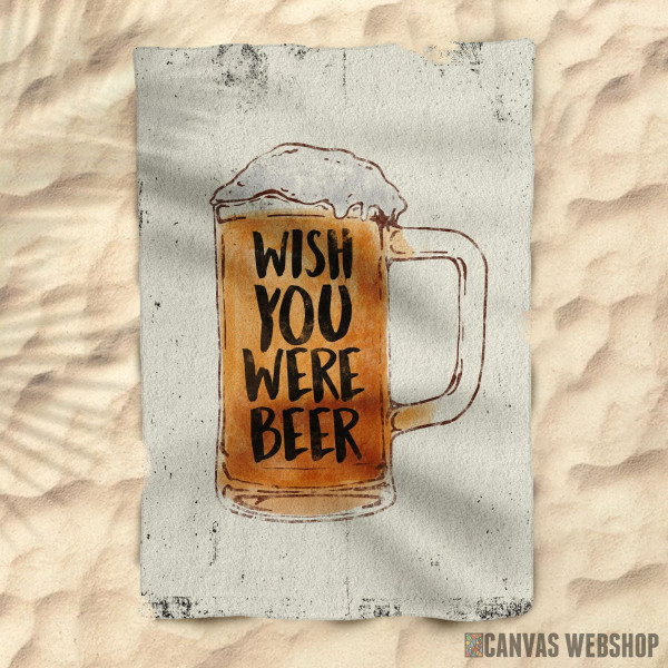 Peškir Wish You Were Beer Funny Peškir Wish You Were Beer Funny