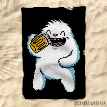 Peškir Yeti Drinks Beer Peškir Yeti Drinks Beer