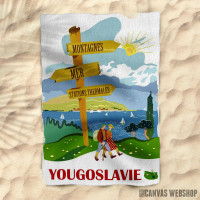 Peškir Yugoslavia road sign