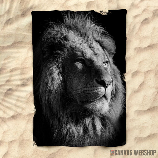 Peškir black lion king