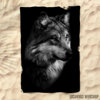 Peškir black wild wolf Peškir black wild wolf