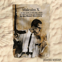 Peškir malcolm X quote 2