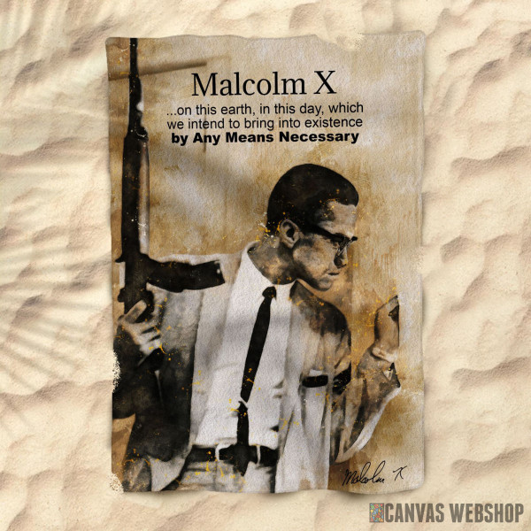 Peškir malcolm X quote 2