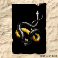 Peškir snake black and yellow Peškir snake black and yellow