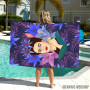 Peškir Frida purple art