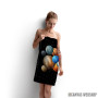 Peškir Cat Holding Planet Balloon