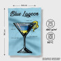 Peškir Blue Lagoon koktel