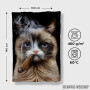 Peškir Disgruntle Cat with Cigar Peškir Disgruntle Cat with Cigar