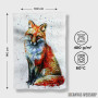 Peškir Fox watercolor