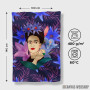 Peškir Frida purple art