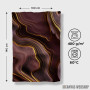 Peškir Mauve Agate Abstract Peškir Mauve Agate Abstract