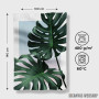 Peškir Monstera biljka