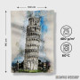 Peškir Pisa in Watercolor Peškir Pisa in Watercolor