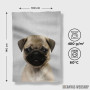 Peškir Pug Puppy Colorful Peškir Pug Puppy Colorful