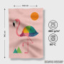 Peškir Rainbow Flamingo