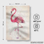 Peškir Roze flamingo vodenim bojama Peškir Roze flamingo vodenim bojama